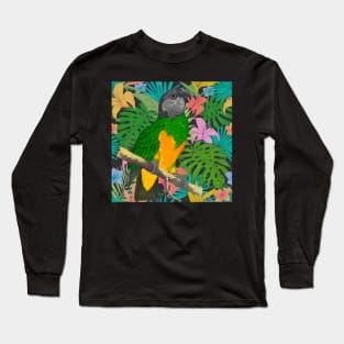 Senegal Parrot Tropical Design Long Sleeve T-Shirt